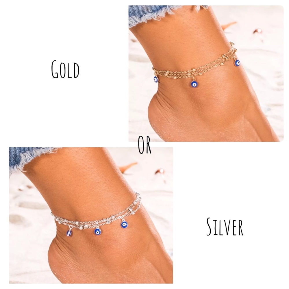 New Boho Multi Layered Beaded Anklet/ Bracelet 🧿